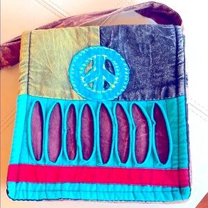 KC Patchwork Shoulder Crossbody Bag